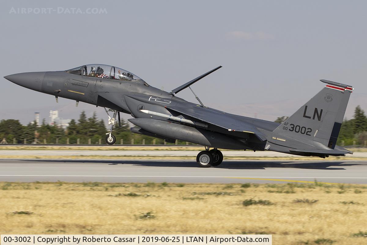 00-3002, 2000 McDonnell Douglas F-15E Strike Eagle C/N 1368/E229, Anatolian Eagle 2019