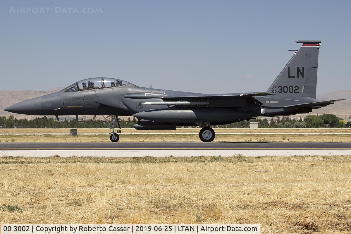 00-3002, 2000 McDonnell Douglas F-15E Strike Eagle C/N 1368/E229, Anatolian Eagle 2019