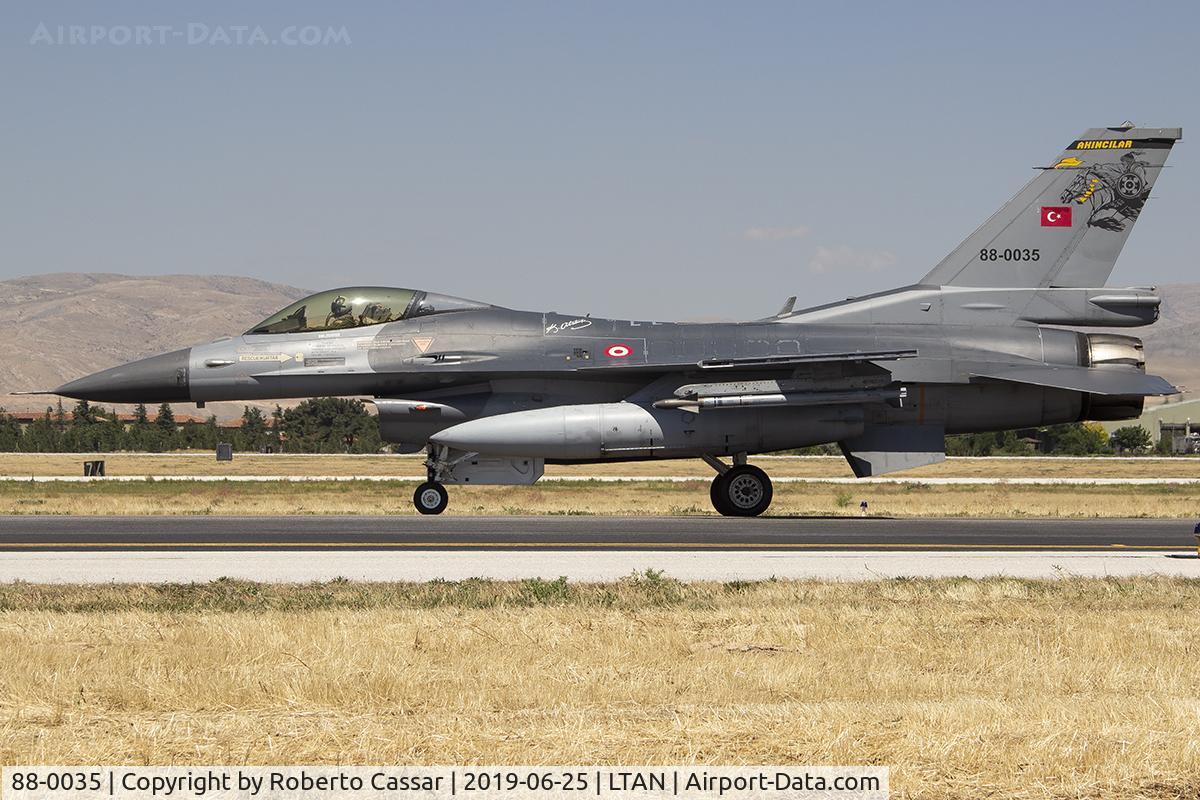88-0035, 1988 TAI (Turkish Aerospace Industries) F-16C Fighting Falcon C/N 4R-37, Anatolian Eagle 2019