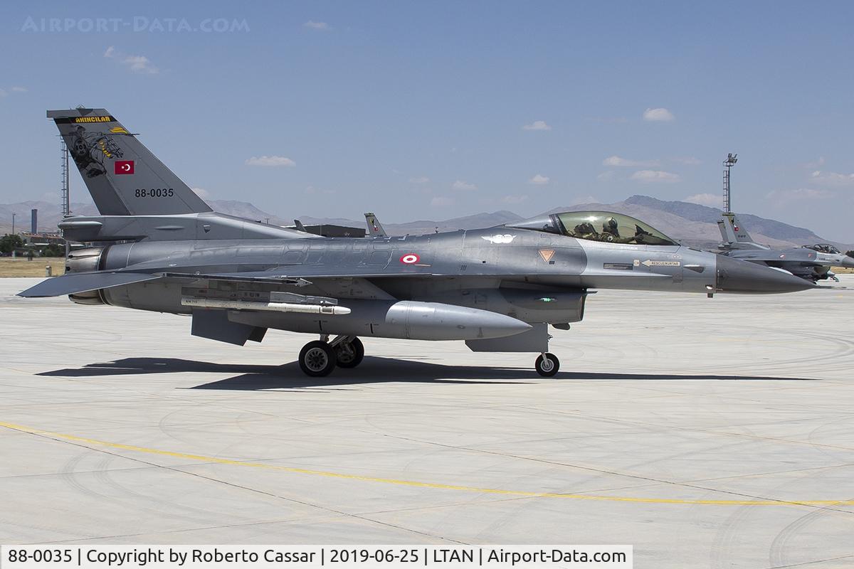 88-0035, 1988 TAI (Turkish Aerospace Industries) F-16C Fighting Falcon C/N 4R-37, Anatolian Eagle 2019