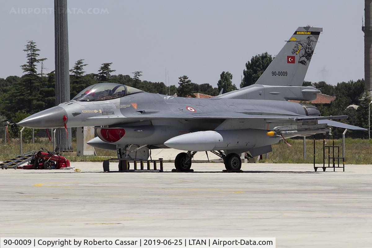 90-0009, 1990 General Dynamics F-16C Fighting Falcon C/N 4R-68, Anatolian Eagle 2019