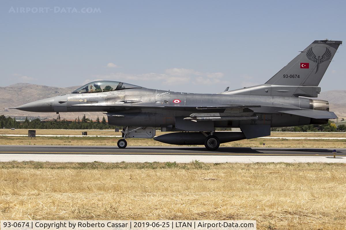 93-0674, TAI (Turkish Aerospace Industries) F-16C Fighting Falcon C/N HC-18, Anatolian Eagle 2019