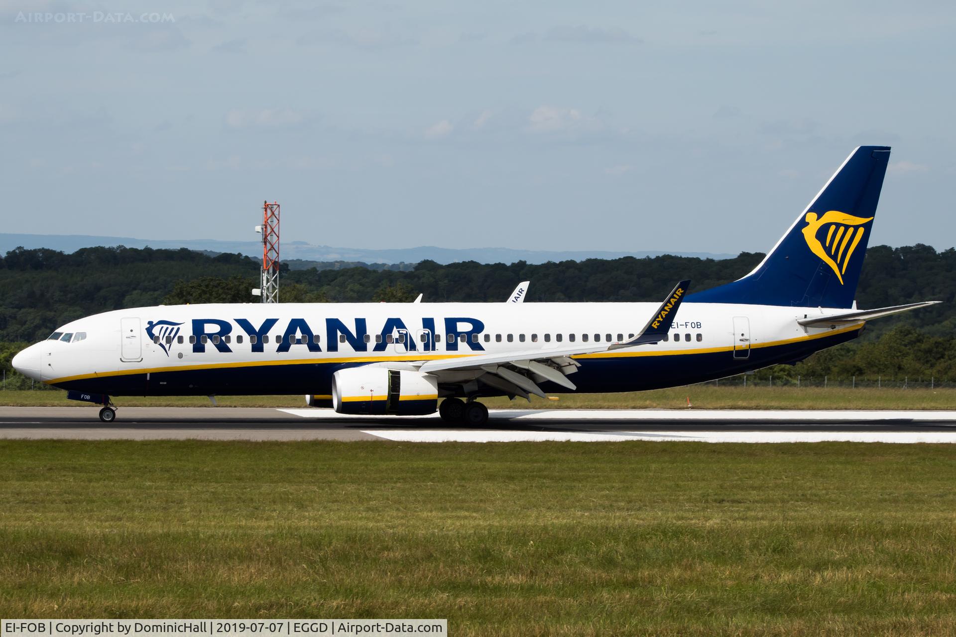 EI-FOB, 2015 Boeing 737-8AS C/N 44710, Landing RWY 27