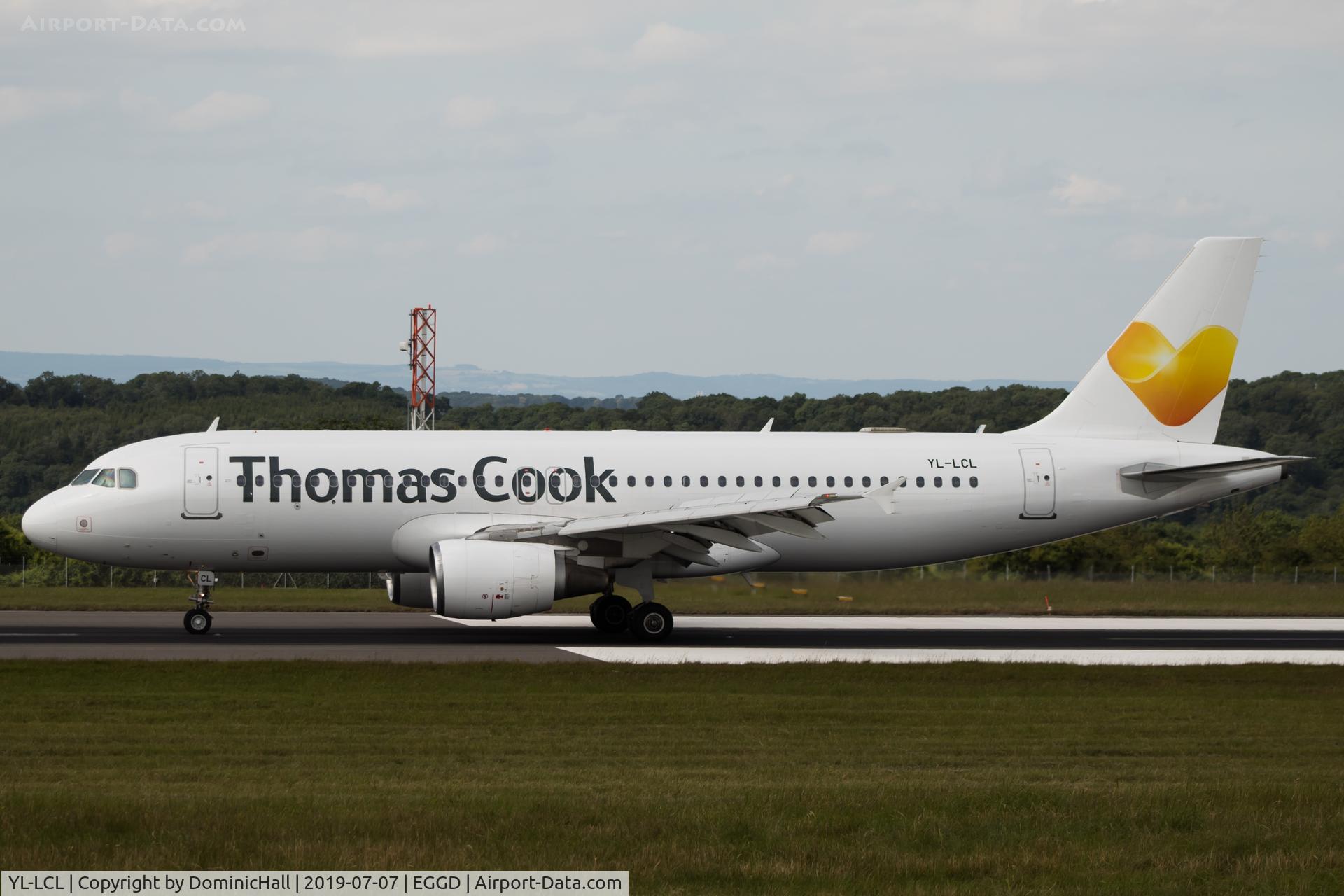 YL-LCL, 1995 Airbus A320-214 C/N 533, Landing RWY 27