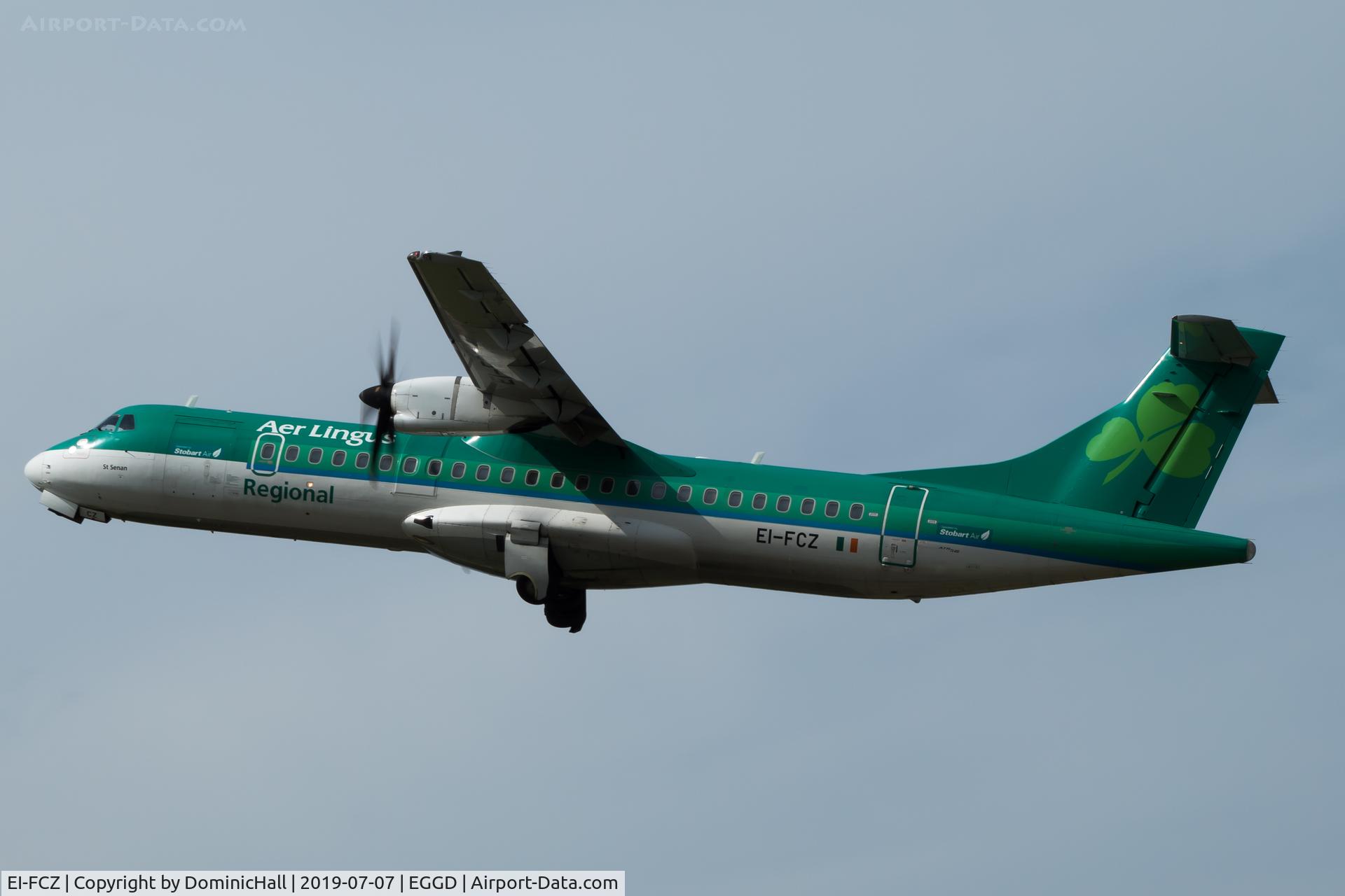 EI-FCZ, 2014 ATR 72-600 (72-212A) C/N 1159, Departing RWY 27
