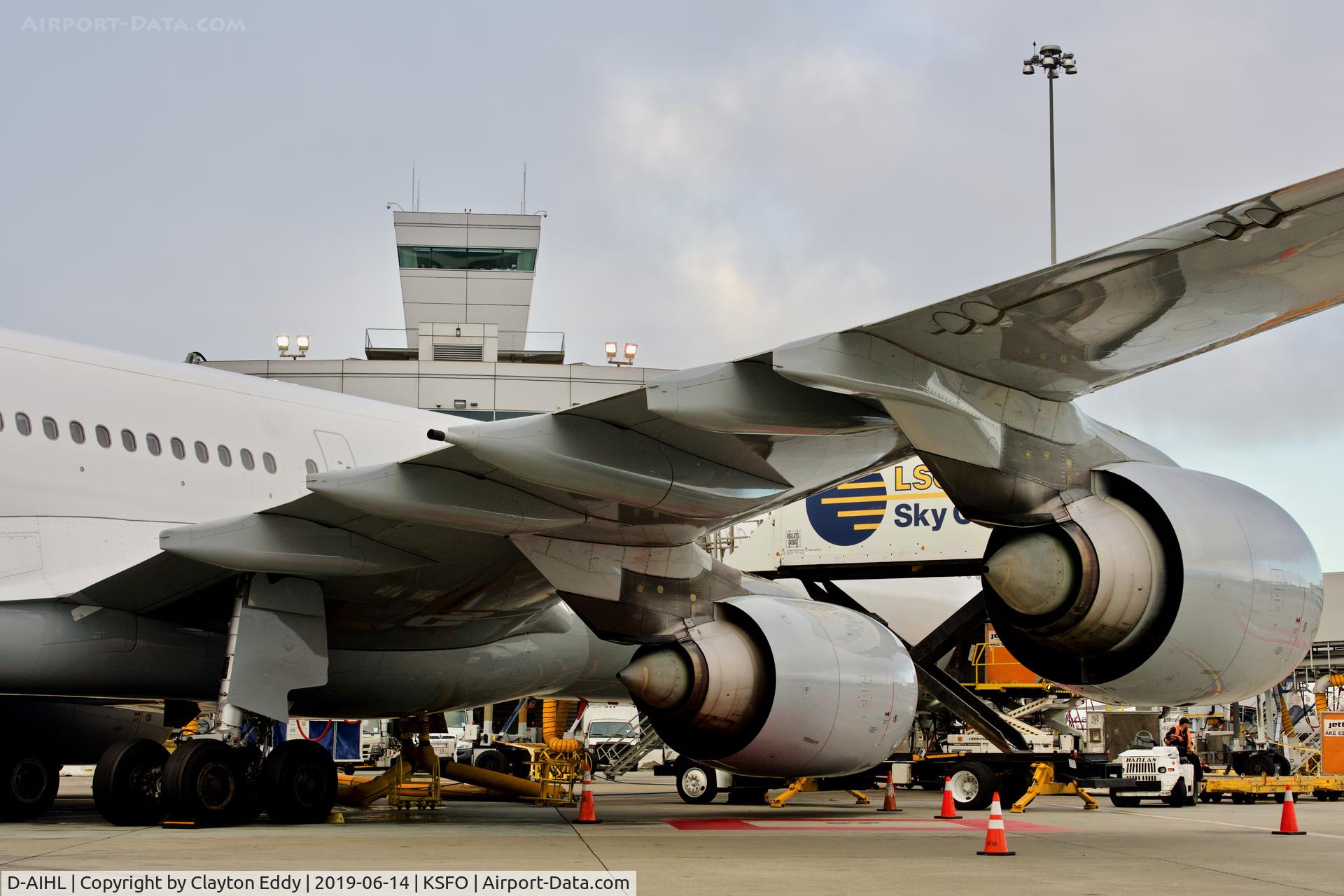 D-AIHL, 2004 Airbus A340-642 C/N 583, SFO 2019.