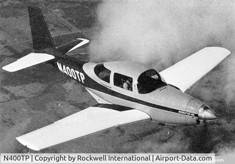 N400TP, 1969 Interceptor 400 C/N 001, First Interceptor 400 Turbo Prop