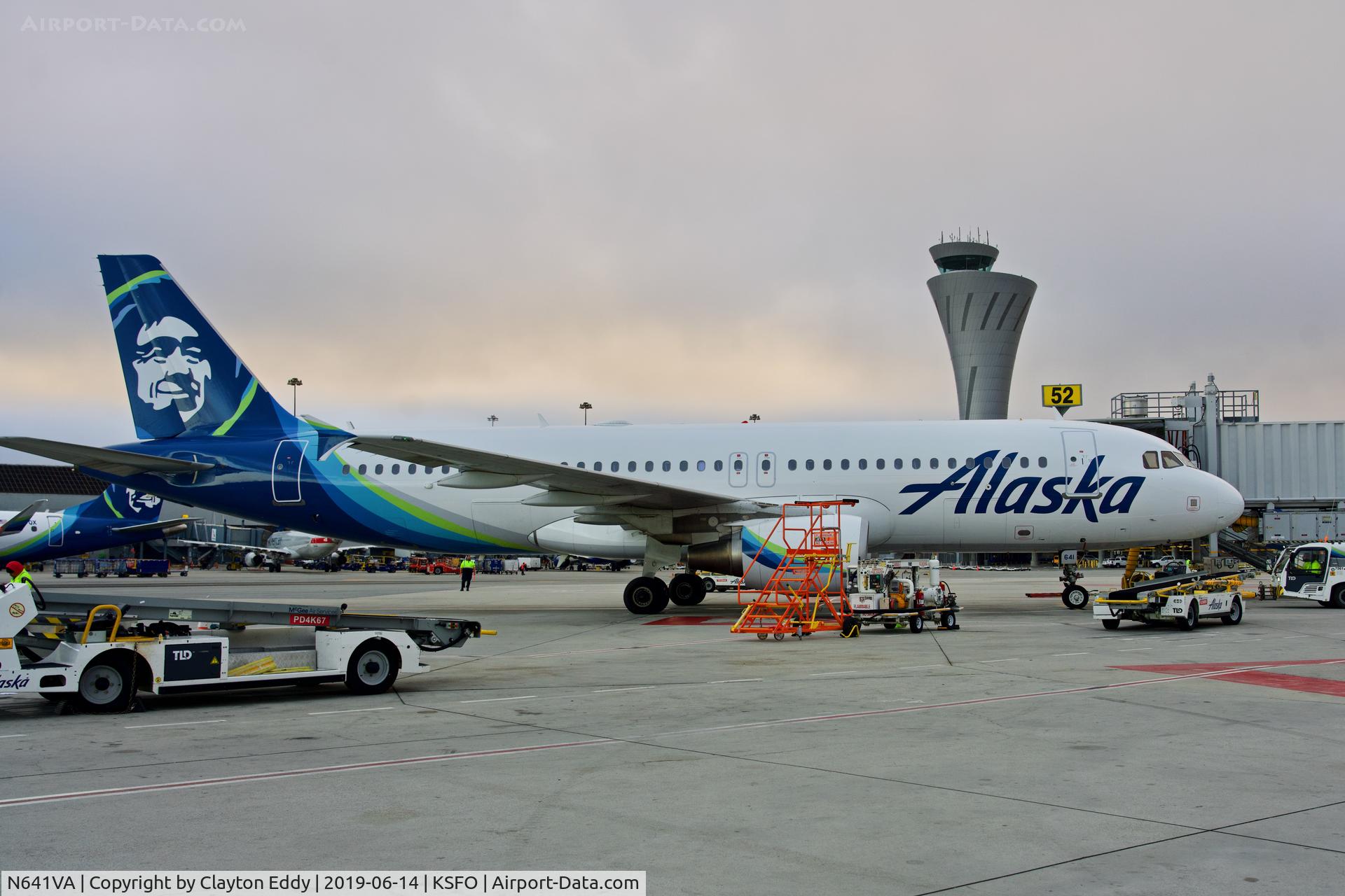 N641VA, 2008 Airbus A320-214 C/N 3656, SFO 2019.