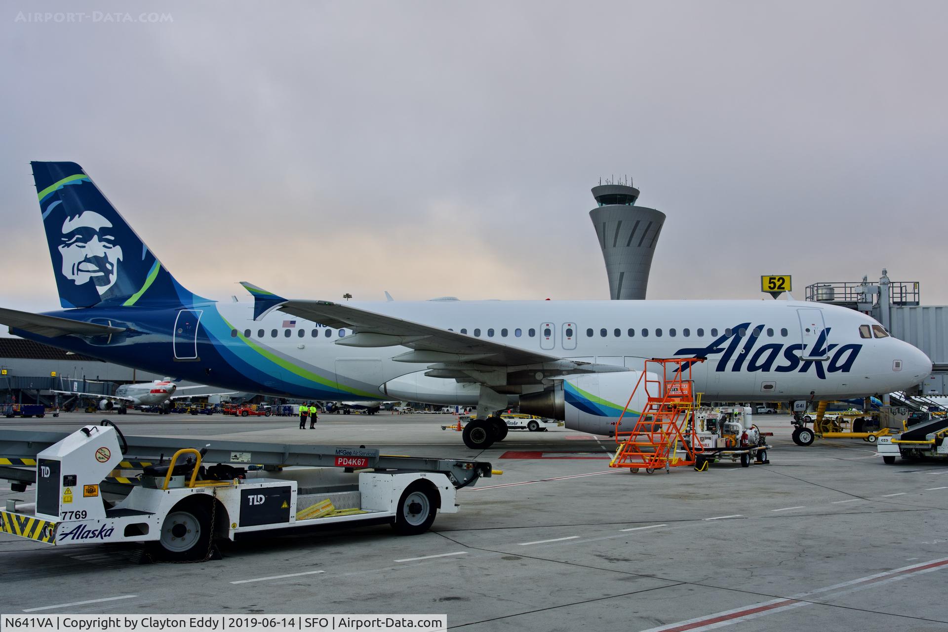 N641VA, 2008 Airbus A320-214 C/N 3656, SFO 2019.