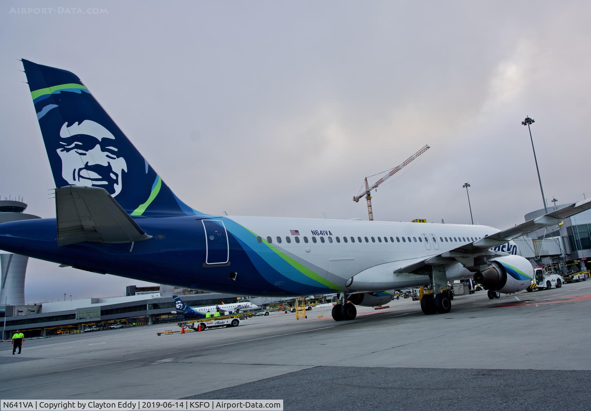 N641VA, 2008 Airbus A320-214 C/N 3656, SFO 2019.