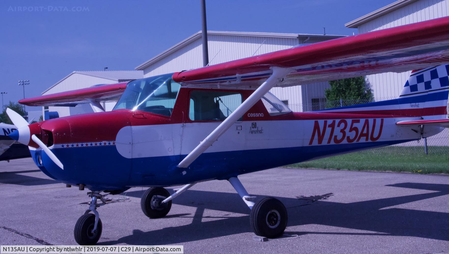 N135AU, 1971 Cessna A150L Aerobat C/N A1500297, EAA Fly-In Breakfast.