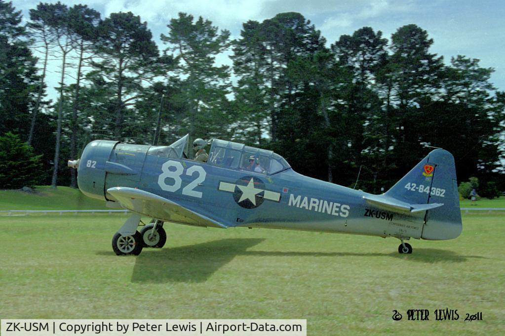 ZK-USM, North American AT-6D Harvard III C/N 88-16143 (42-84362), Confederate Air Force NZ Wing Trust Board, Auckland