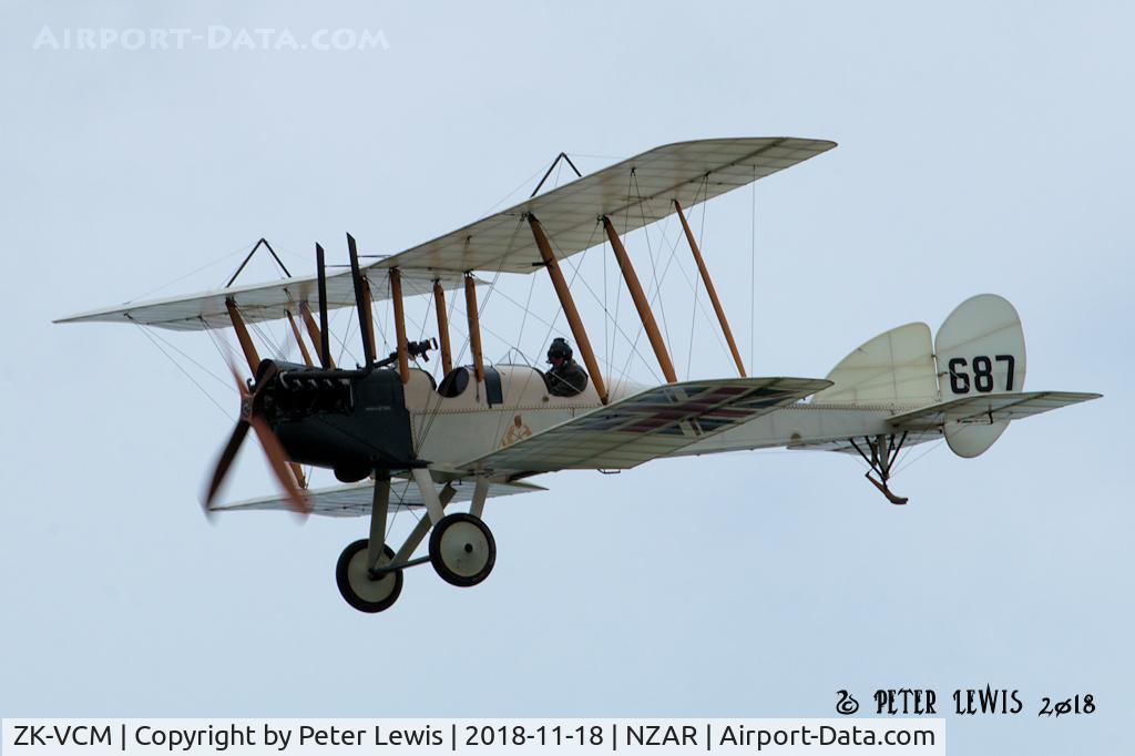 ZK-VCM, The Vintage Aviator BE2e-1 C/N 11233, NZ Warbirds Association Inc., Ardmore
