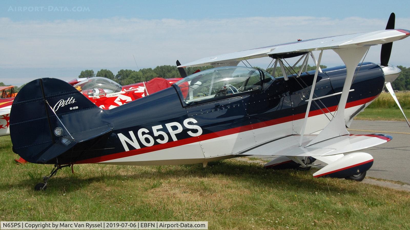 N65PS, 1993 Aviat Pitts S-2B Special C/N 5275, Aerobatic Championships at Koksijde.