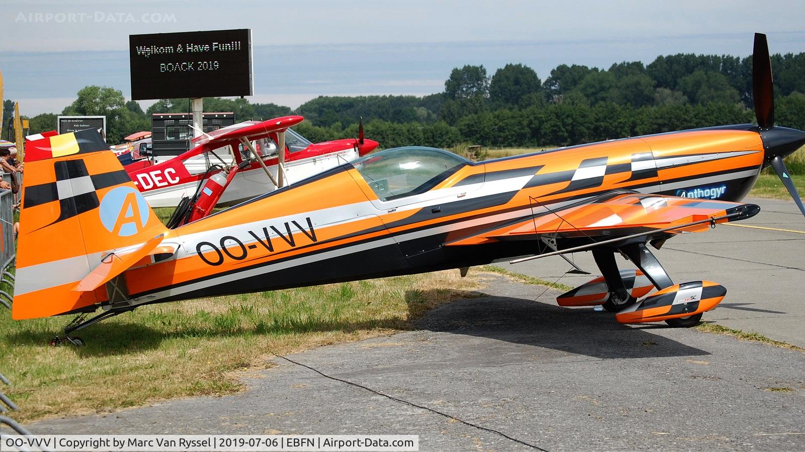 OO-VVV, 2014 Extra EA-330SC C/N SC044, Aerobatic Championships at Koksijde.