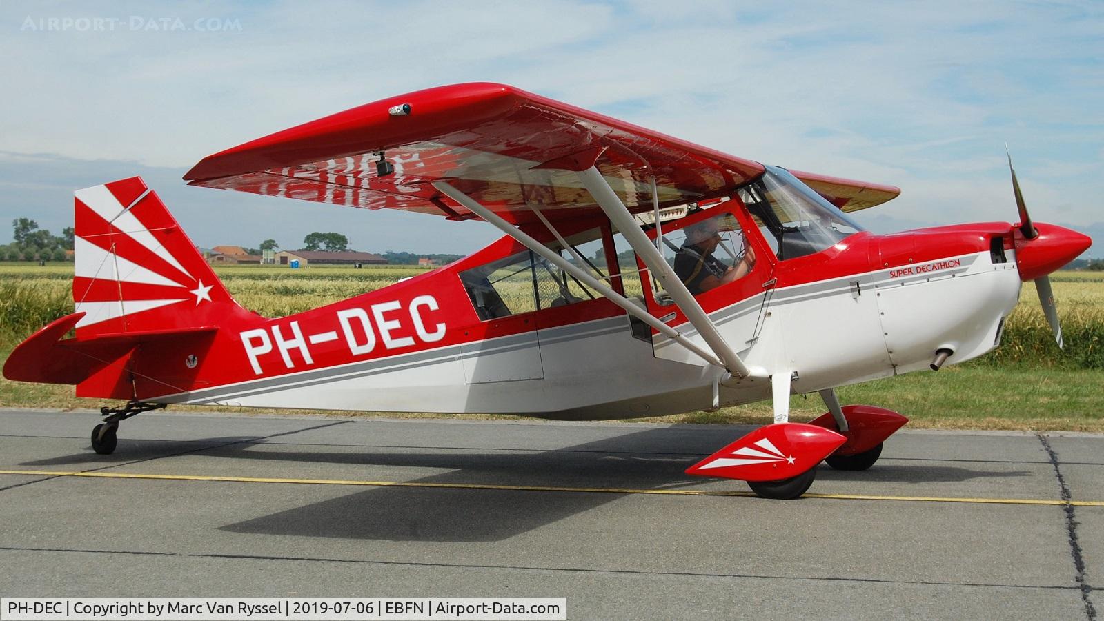 PH-DEC, 2010 American Champion 8KCAB Super Decathlon C/N 1102-2010, Aerobatic Champioships at Koksijde.