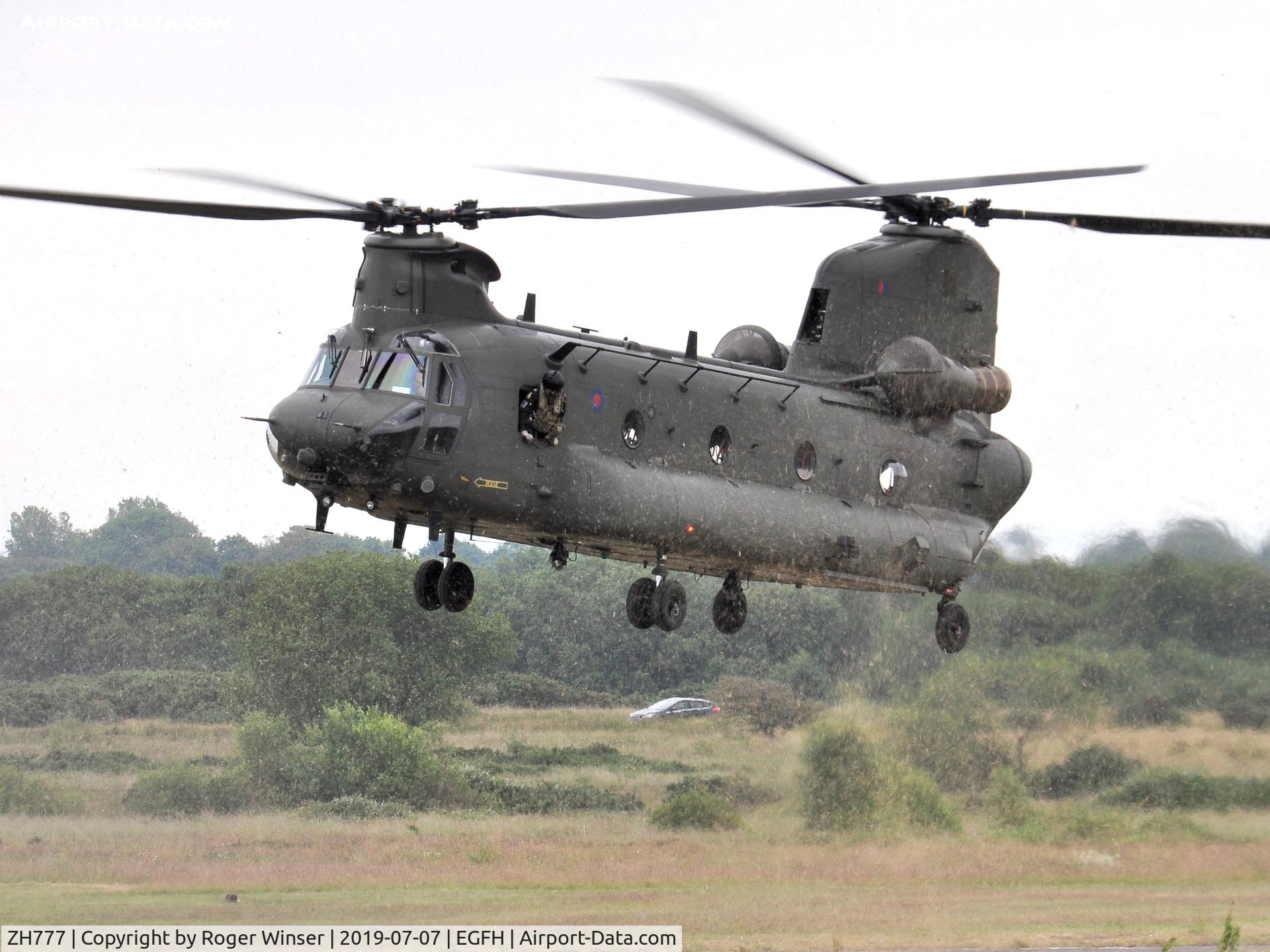 ZH777, Boeing Vertol Chinook HC.4 C/N M4453, Brought up to HC.6A standards. Seen after displaying at  WAS2019