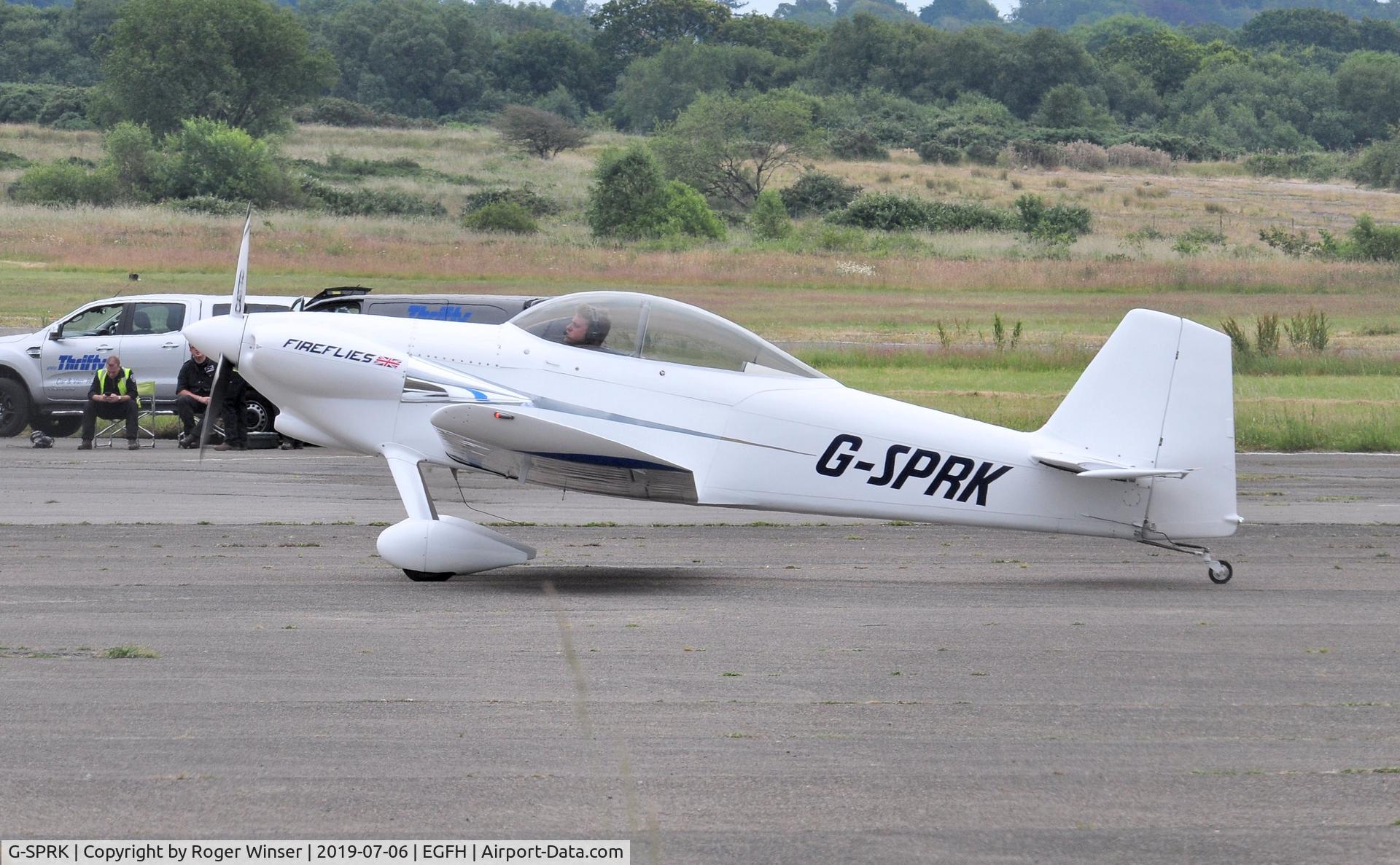 G-SPRK, 1994 Vans RV-4 C/N 845, Half of the FireFlies aerobatic team (with G-SPRX).