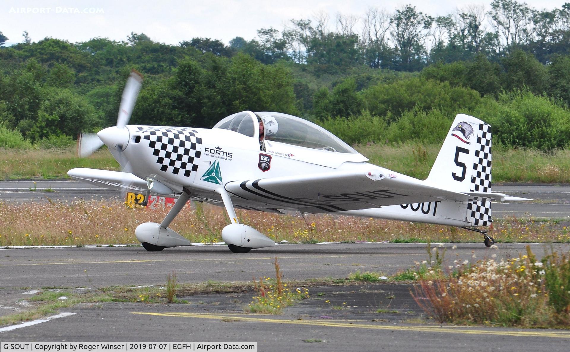 G-SOUT, 2006 Vans RV-8 C/N PFA 303-13295, Raven 5 of Team Raven.