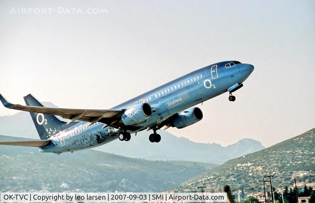 OK-TVC, 2001 Boeing 737-86Q C/N 30278, Samos 3.9.2007