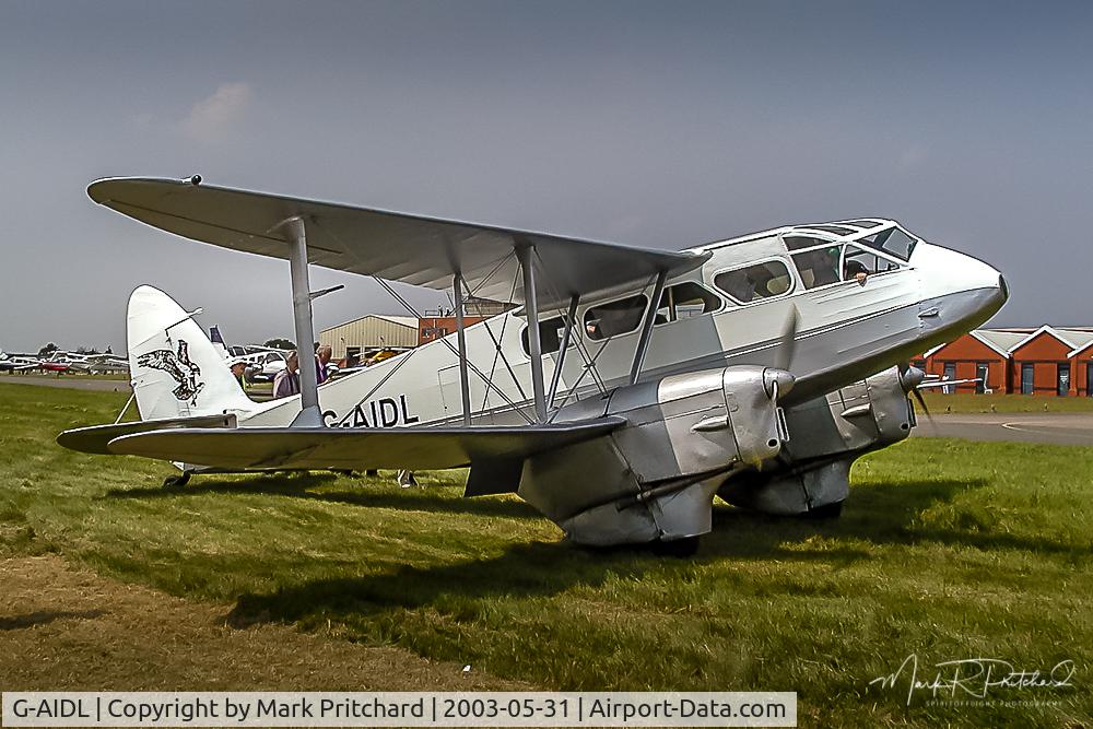 G-AIDL, 1946 De Havilland DH-89A Dominie/Dragon Rapide 6 C/N 6968, Coventry Airport 2003
