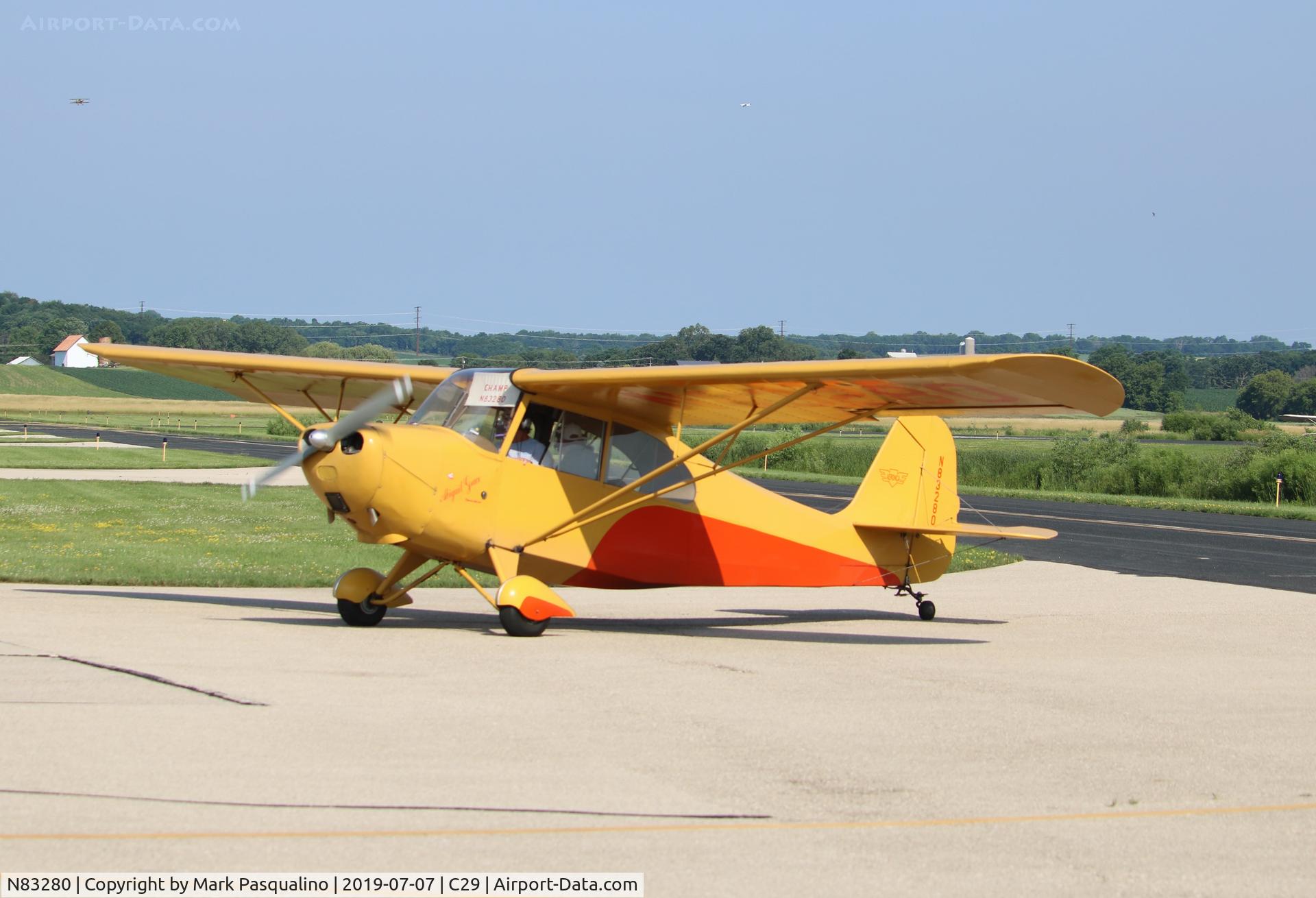 N83280, 1946 Champion 7AC C/N 7AC-1947, Aeronca 7AC