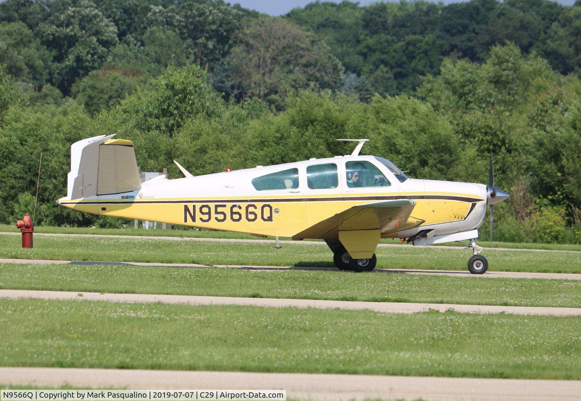 N9566Q, 1966 Beech V35 Bonanza C/N D-8201, Beech V35