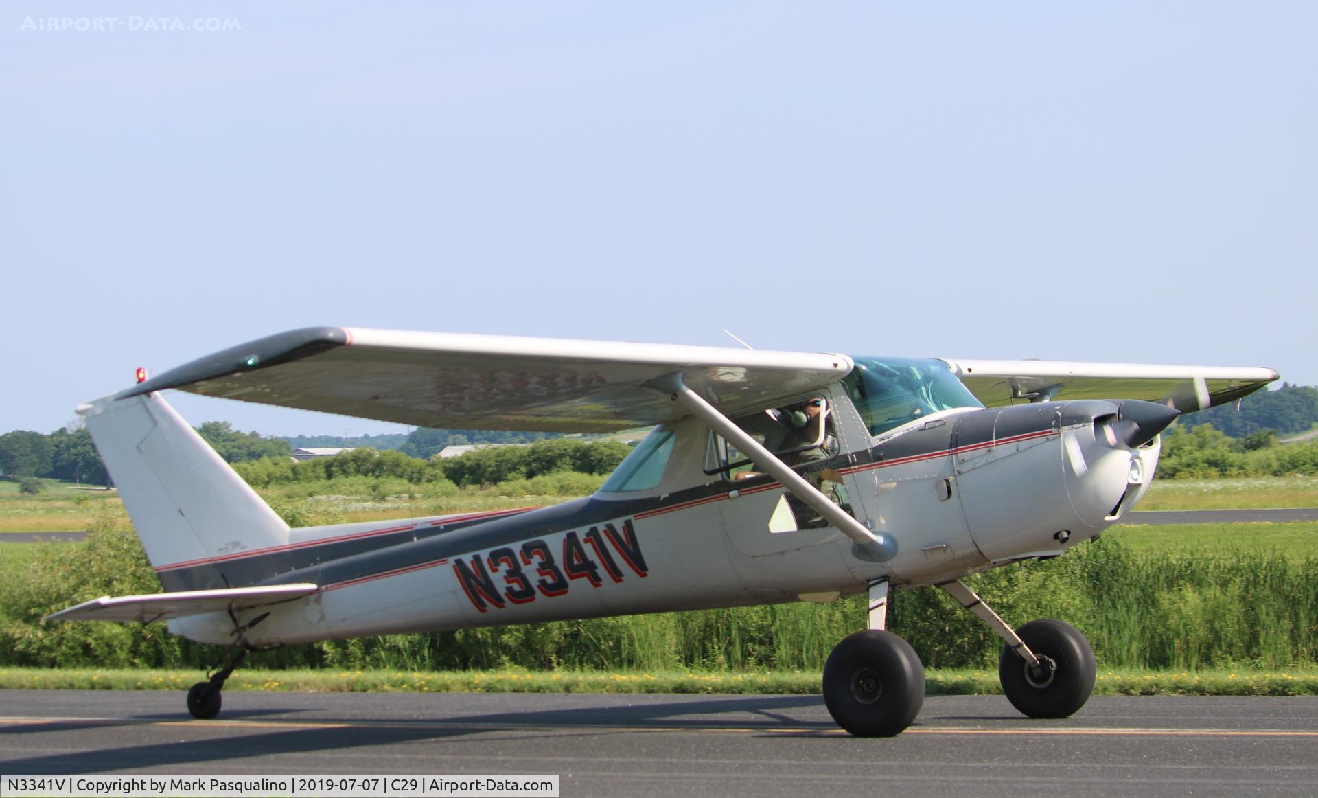 N3341V, 1974 Cessna 150M C/N 15076467, Cessna 150M