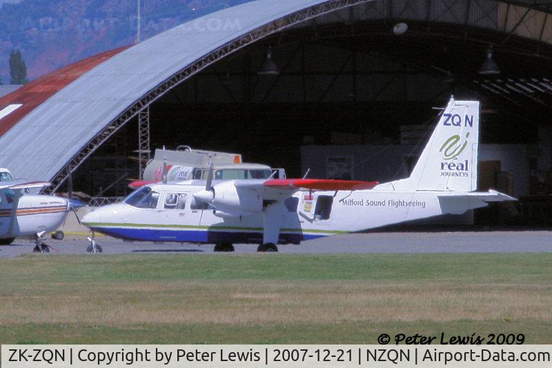 ZK-ZQN, 1986 Pilatus Britten-Norman BN-2B-26 Islander C/N 2197, Milford Sound Flightseeing Ltd., Queenstown