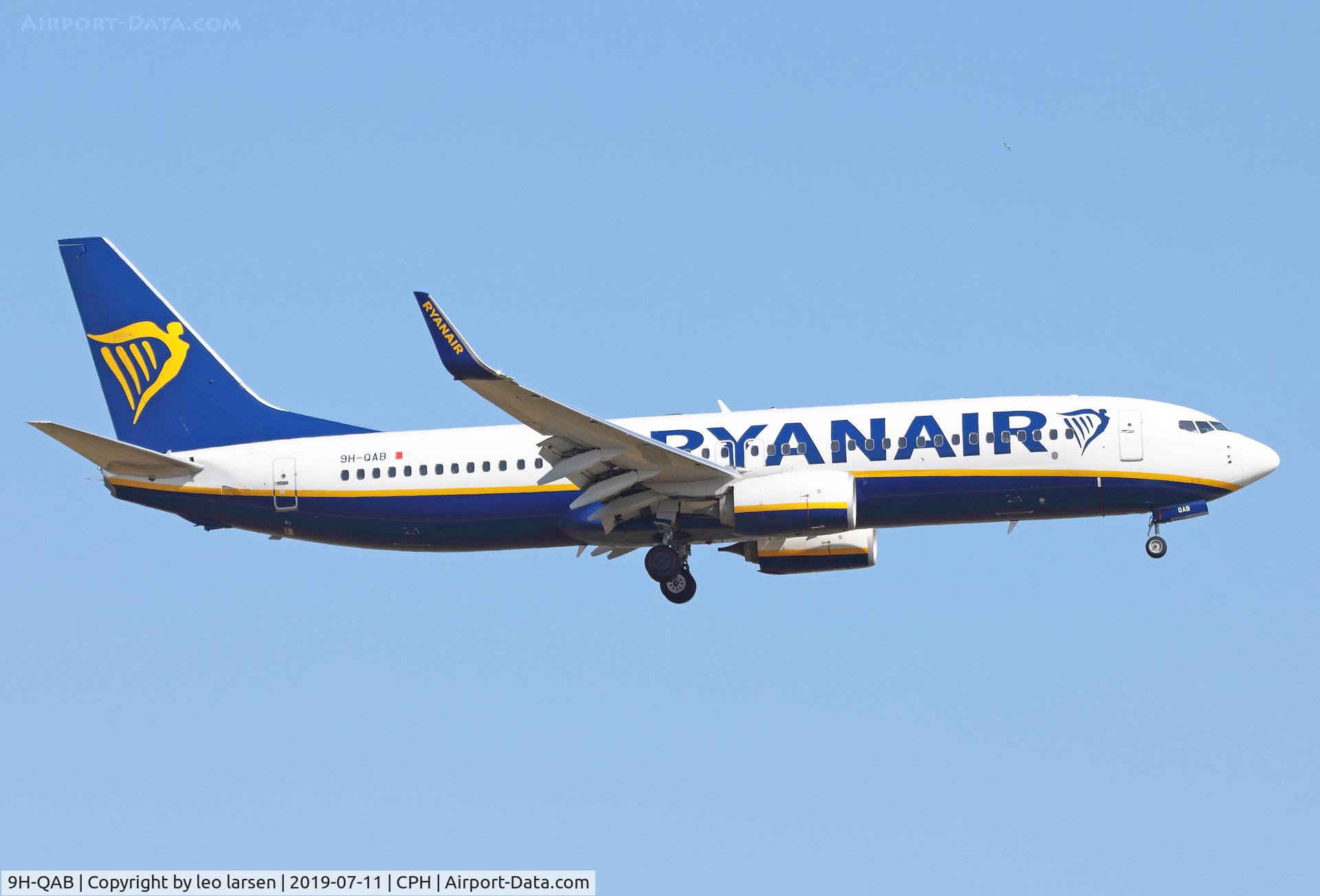 9H-QAB, 2017 Boeing 737-8AS C/N 44792, Copenhagen 11.7.2019