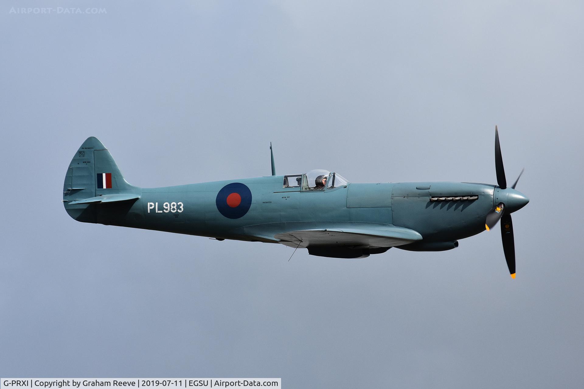 G-PRXI, 1944 Supermarine 361 Spitfire PR.XI C/N 6S/583723, Displaying at Duxford.