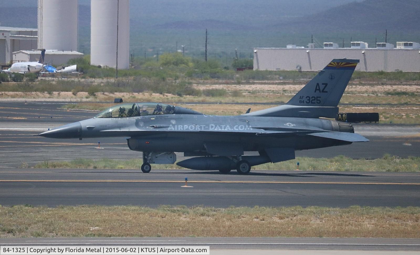 84-1325, 1984 General Dynamics F-16D Fighting Falcon C/N 5D-19, F-16D