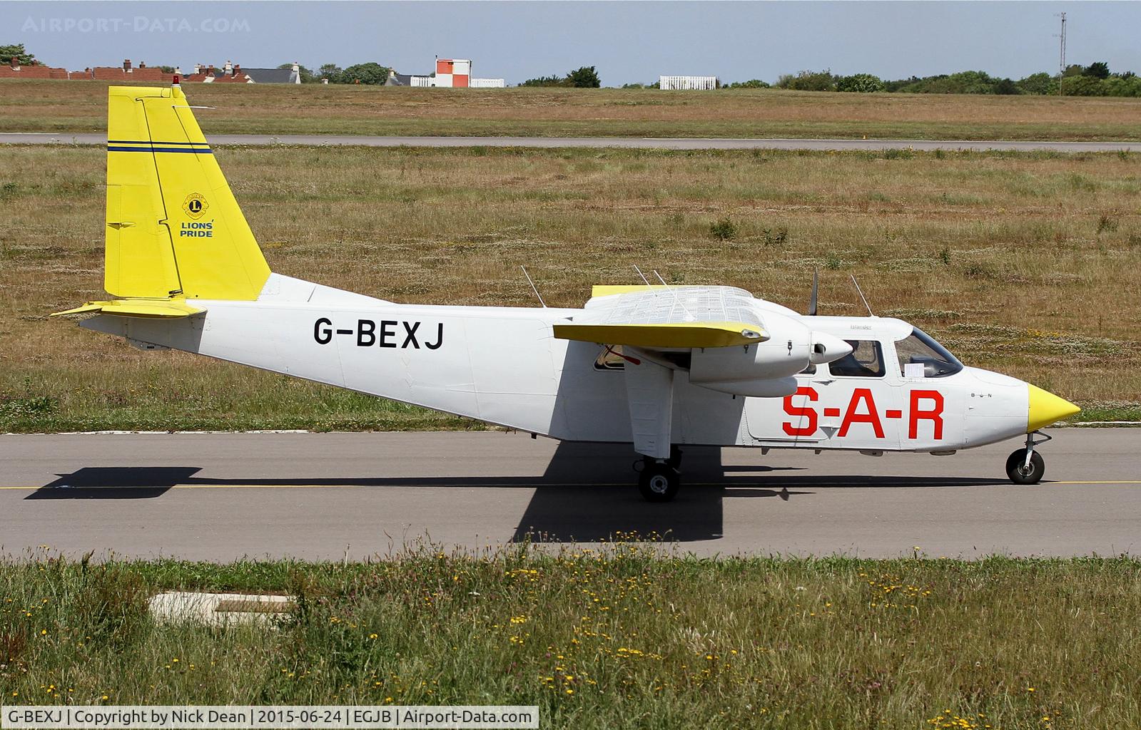 G-BEXJ, 1979 Britten-Norman BN-2A-26 Islander C/N 2020, GCI/EGJB