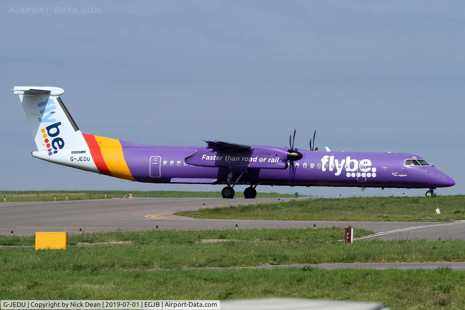 G-JEDU, 2004 De Havilland Canada DHC-8-402Q Dash 8 C/N 4089, GCI/EGJB