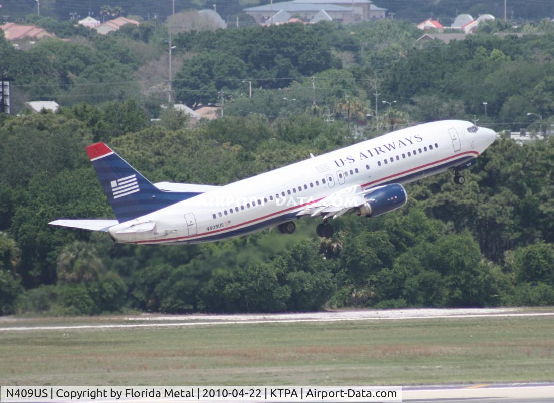 N409US, 1988 Boeing 737-401 C/N 23879, TPA spotting