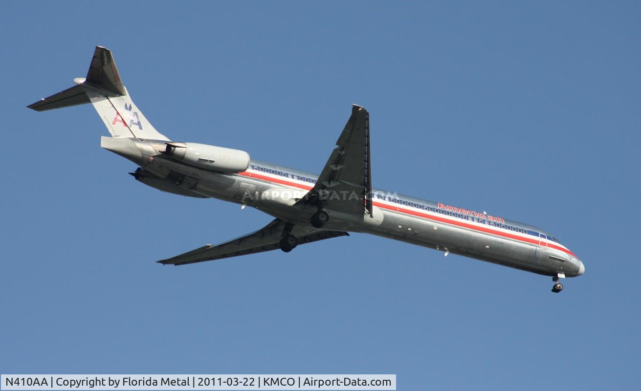 N410AA, 1986 McDonnell Douglas MD-82 (DC-9-82) C/N 49321, MCO spotting
