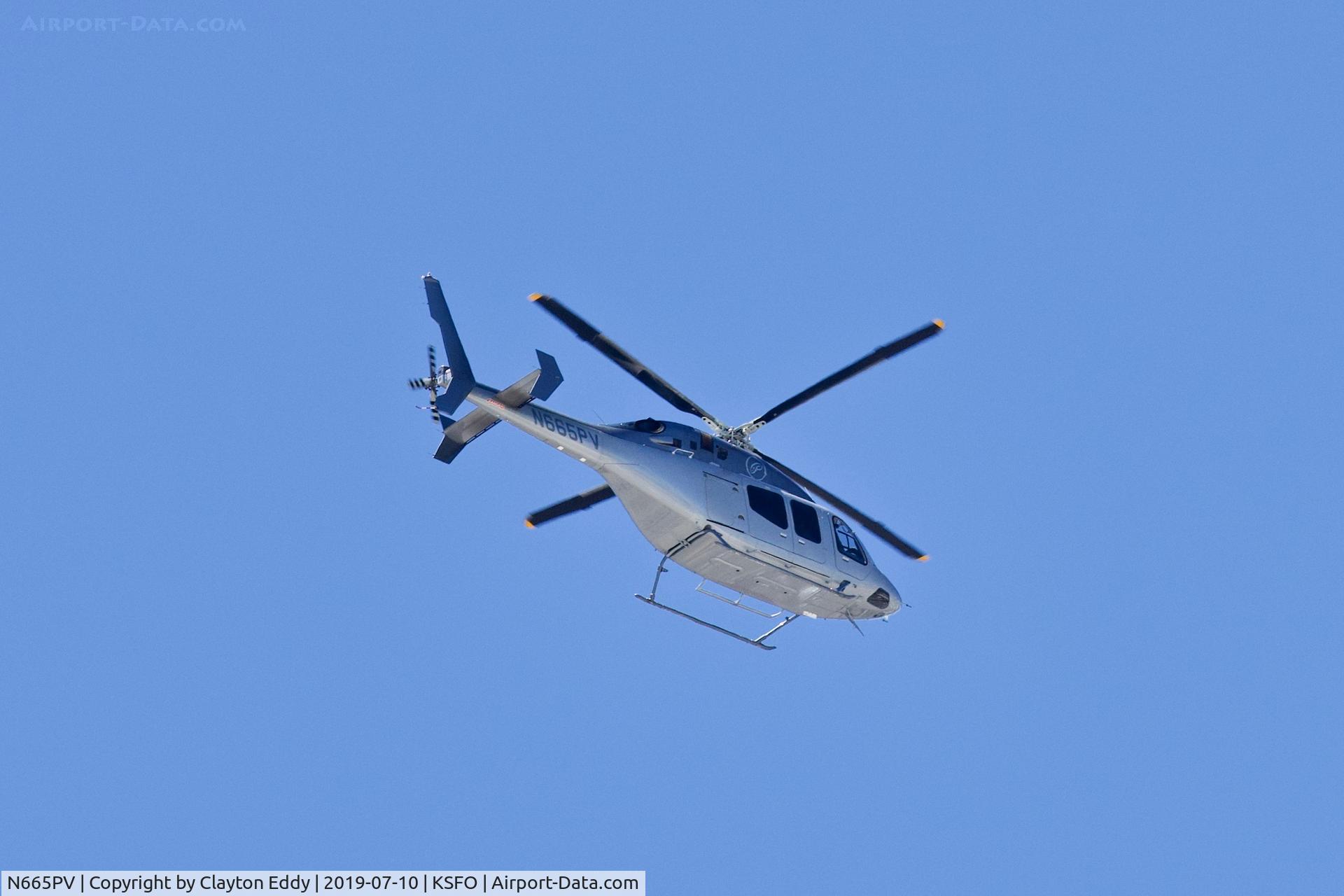 N665PV, 2015 Bell 429 GlobalRanger C/N 57271, SFO 2019.