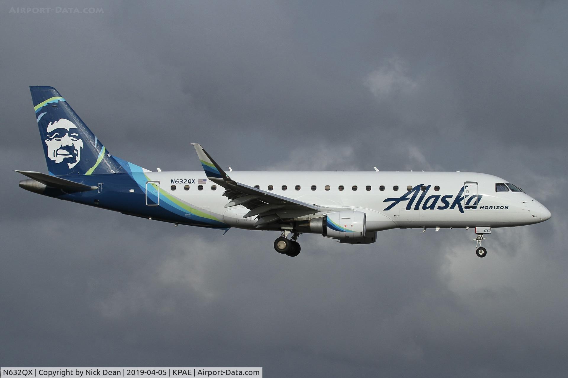 N632QX, 2018 Embraer 175LR (ERJ-170-200LR) C/N 17000718, PAE/KPAE