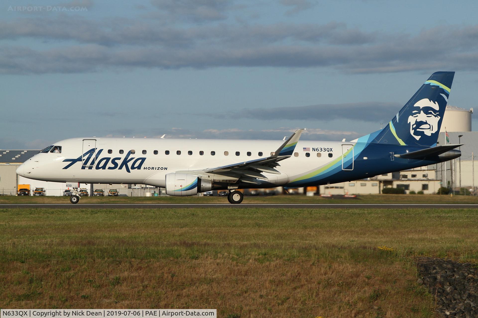 N633QX, 2018 Embraer 175LR (ERJ-170-200LR) C/N 17000719, PAE/KPAE