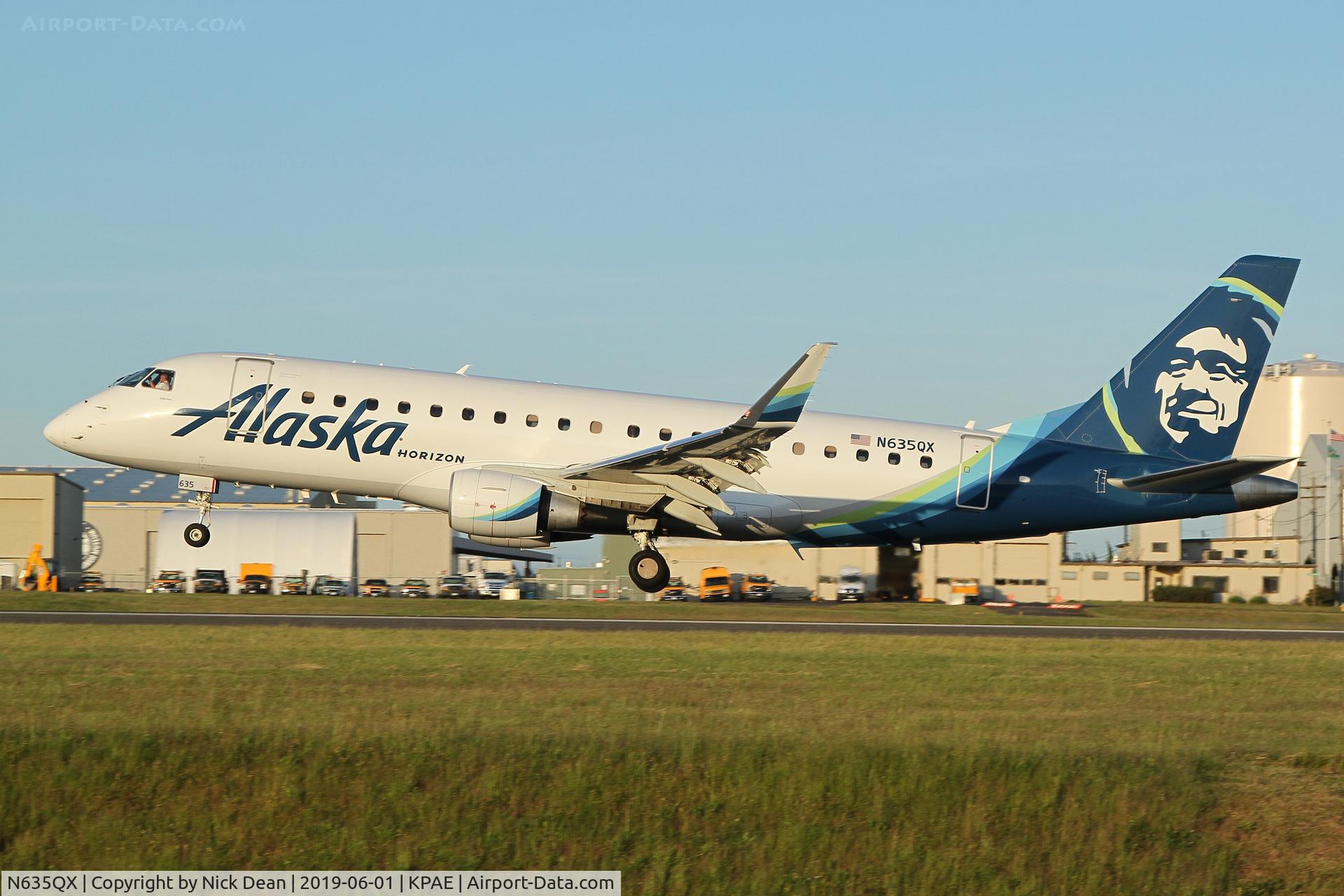 N635QX, 2018 Embraer 175LR (ERJ-170-200LR) C/N 17000731, PAE/KPAE