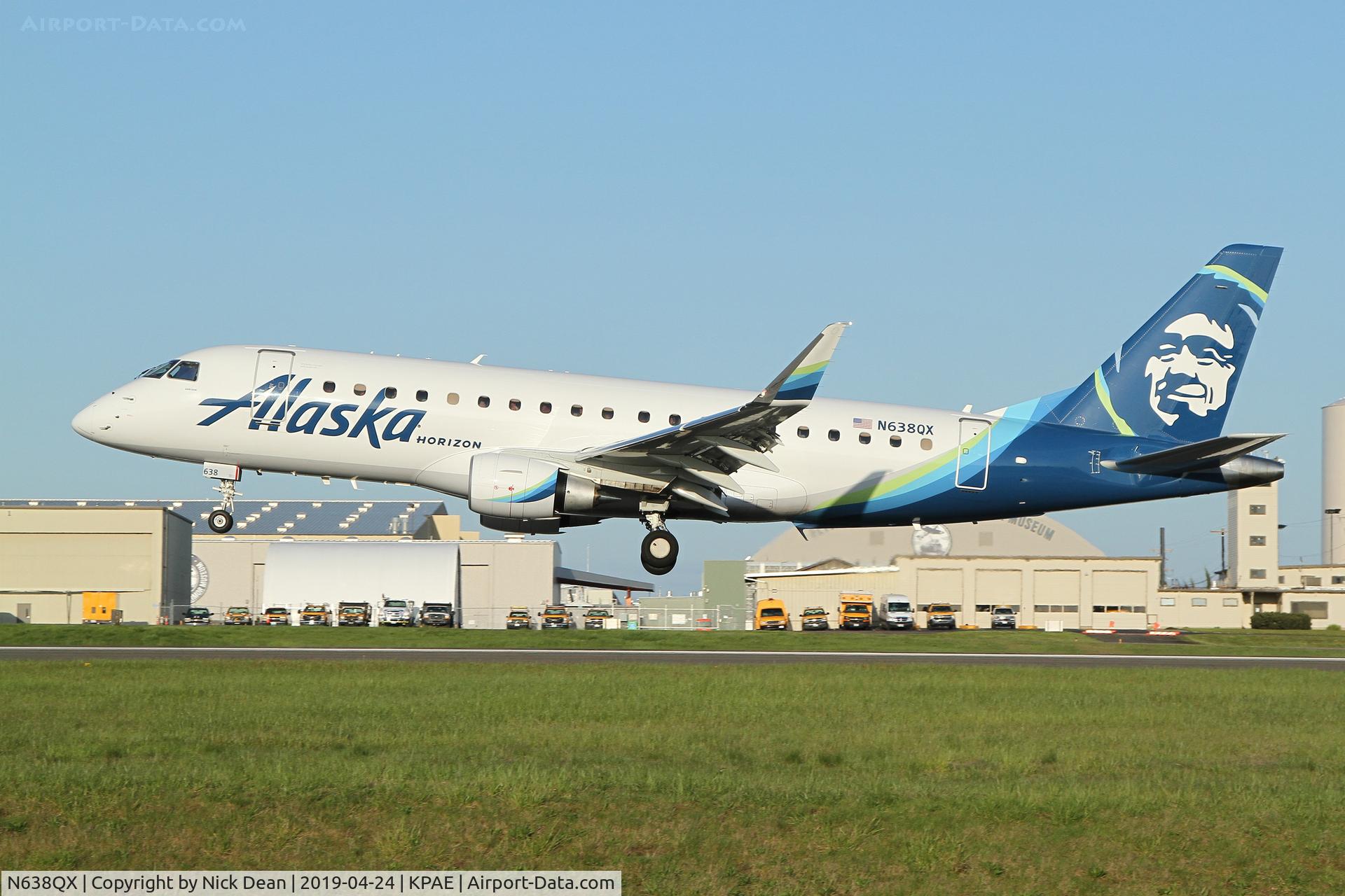 N638QX, 2018 Embraer 175LR (ERJ-170-200LR) C/N 17000757, PAE/KPAE