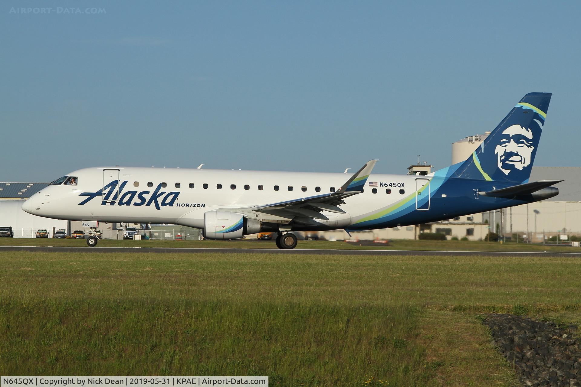 N645QX, 2018 Embraer 175LR (ERJ-170-200LR) C/N 17000768, PAE/KPAE