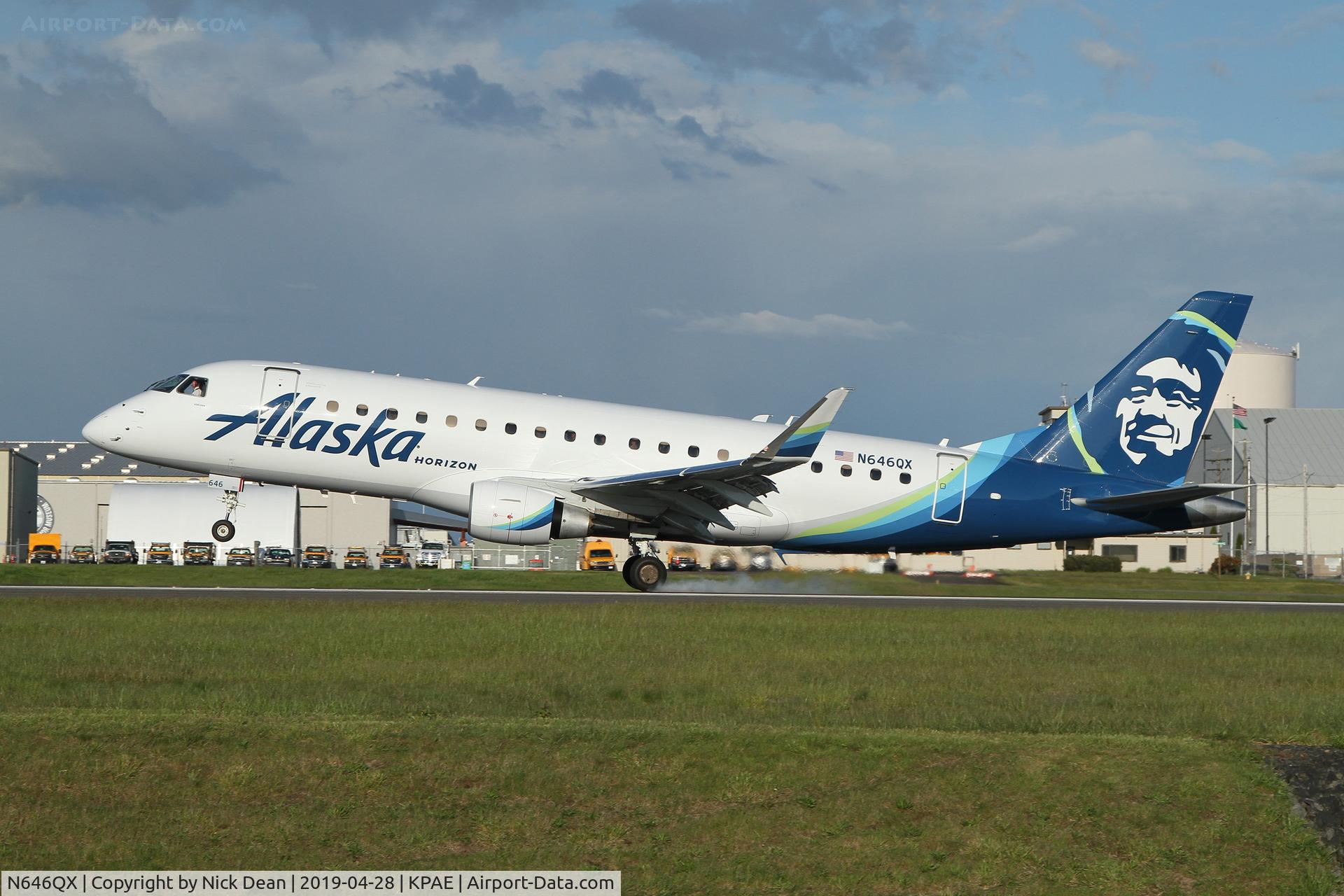 N646QX, 2018 Embraer ERJ-175 (ERJ-170-200LR) C/N 17000769, PAE/KPAE