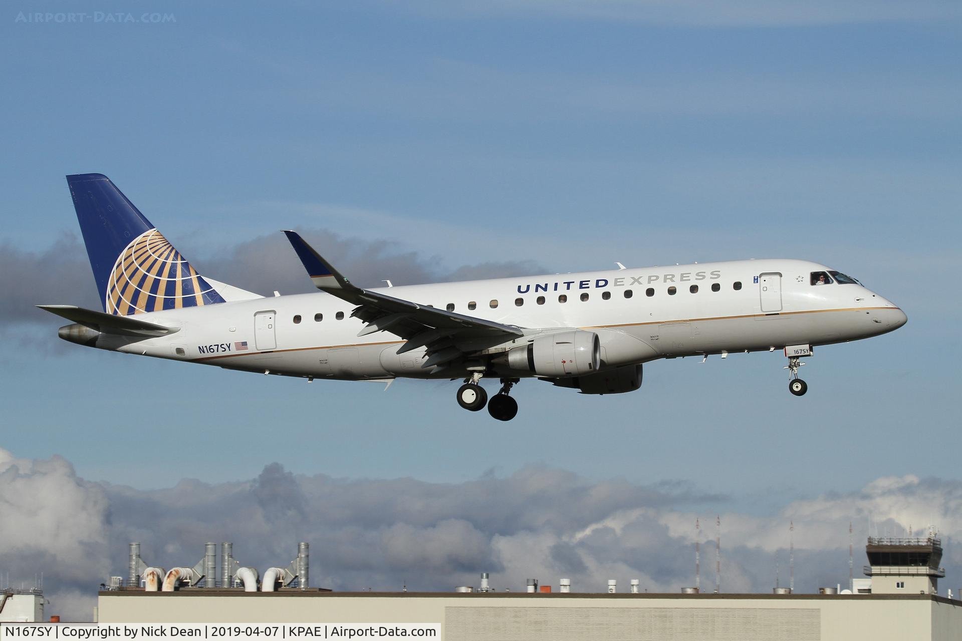 N167SY, 2016 Embraer 175LR (ERJ-170-200LR) C/N 17000616, PAE/KPAE