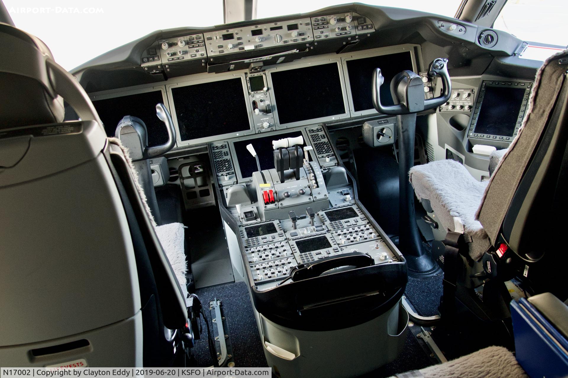 N17002, 2018 Boeing 787-10 Dreamliner C/N 40930, SFO 2019.