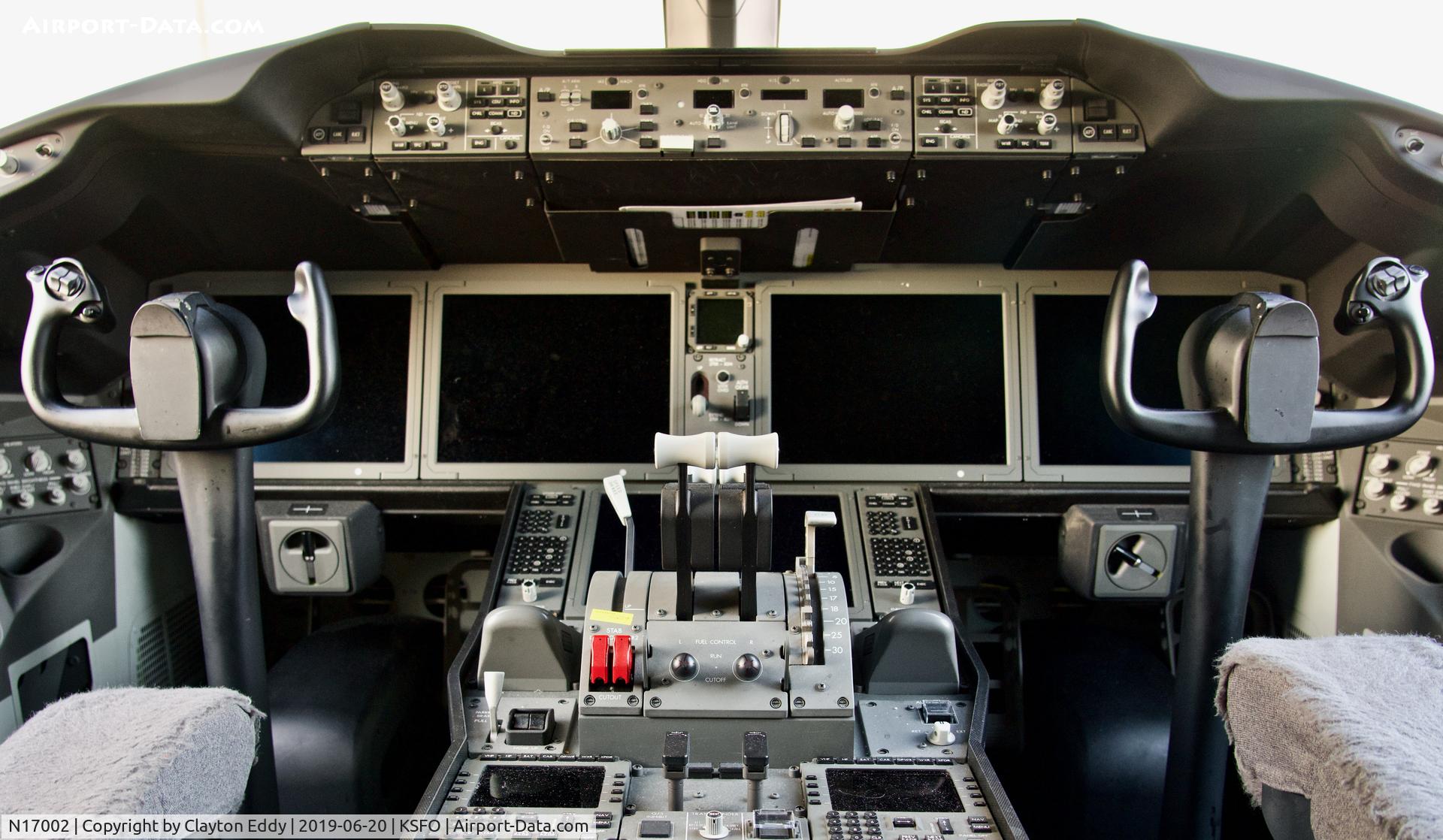 N17002, 2018 Boeing 787-10 Dreamliner C/N 40930, SFO 2019.