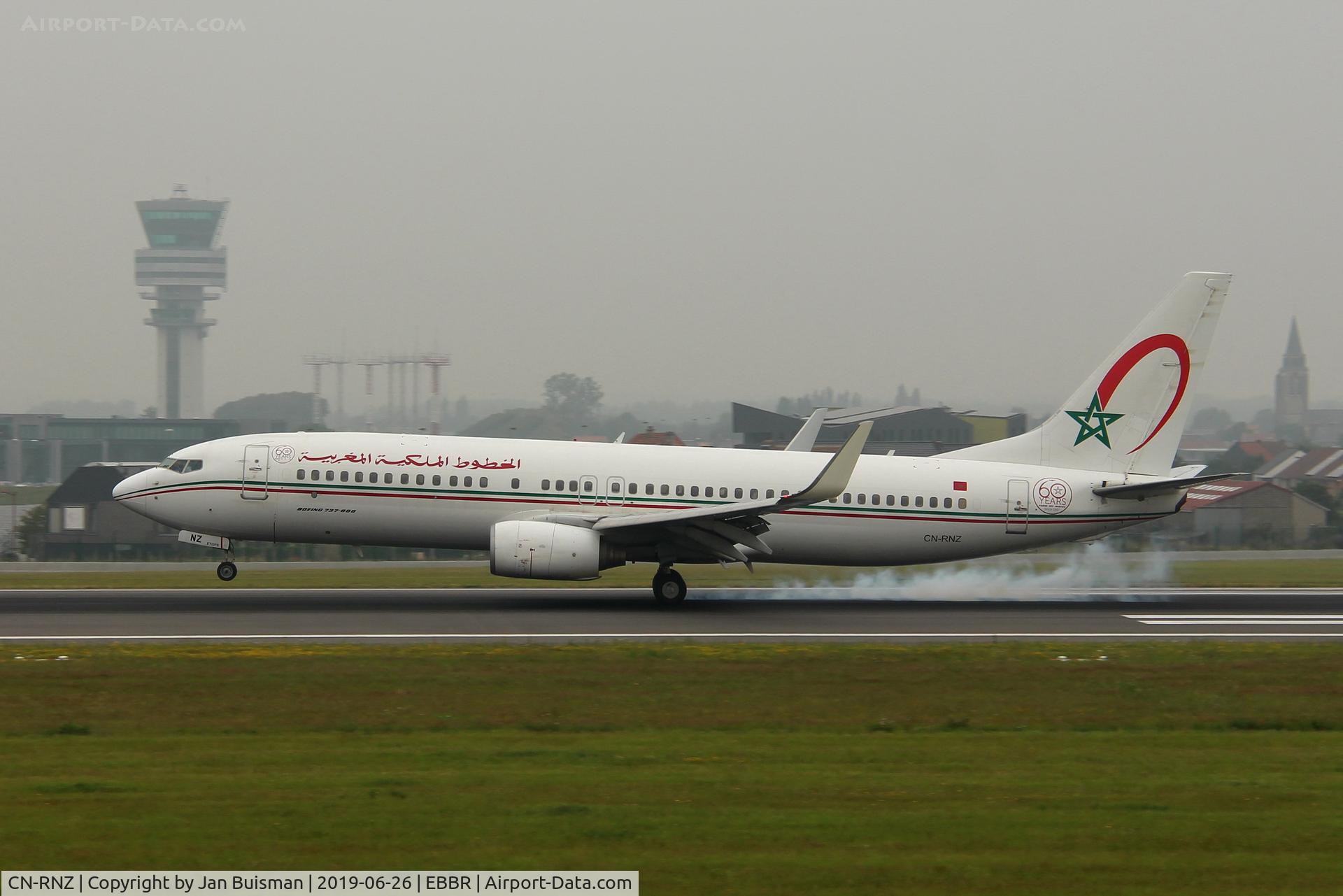 CN-RNZ, 2002 Boeing 737-8B6 C/N 33058, Royal Air Maroc (60 years)