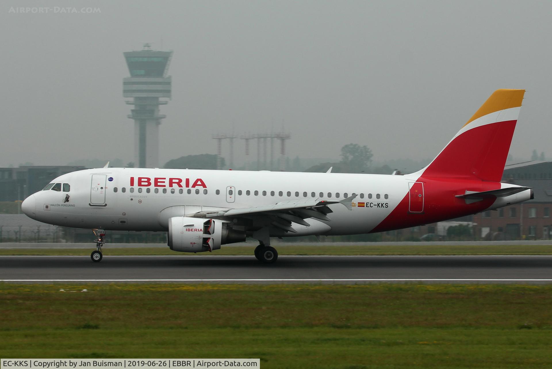 EC-KKS, 2007 Airbus A319-111 C/N 3320, Iberia