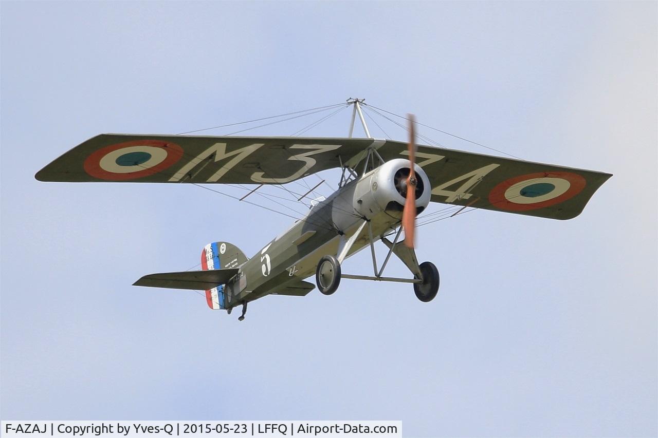 F-AZAJ, 1927 Morane-Saulnier MS-138EP-2 C/N 3220/138, Morane-Saulnier MS-138EP-2, On display, La Ferté-Alais Airfield (LFFQ) Air show 2015