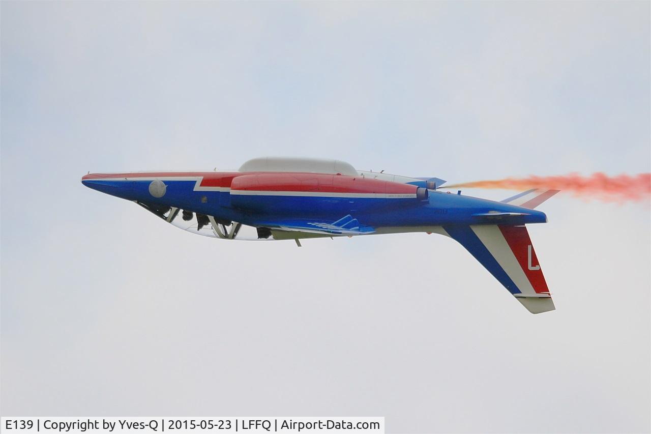 E139, Dassault-Dornier Alpha Jet E C/N E139, Dassault-Dornier Alpha Jet E (F-UGFC), Athos 07 of Patrouille de France 2016, La Ferté-Alais airfield (LFFQ) Air show 2015
